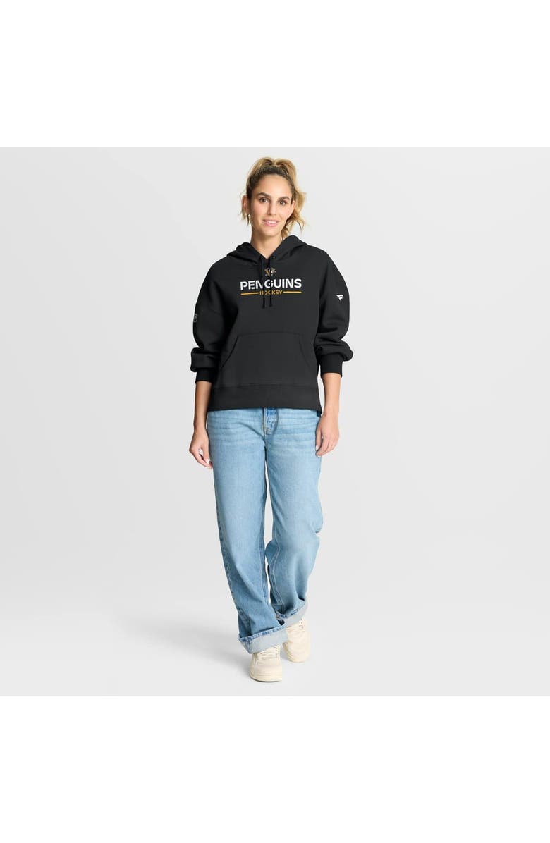 FANATICS Women's Fanatics Black Pittsburgh Penguins Authentic Pro Primary Pullover Hoodie, Alternate, color, Black