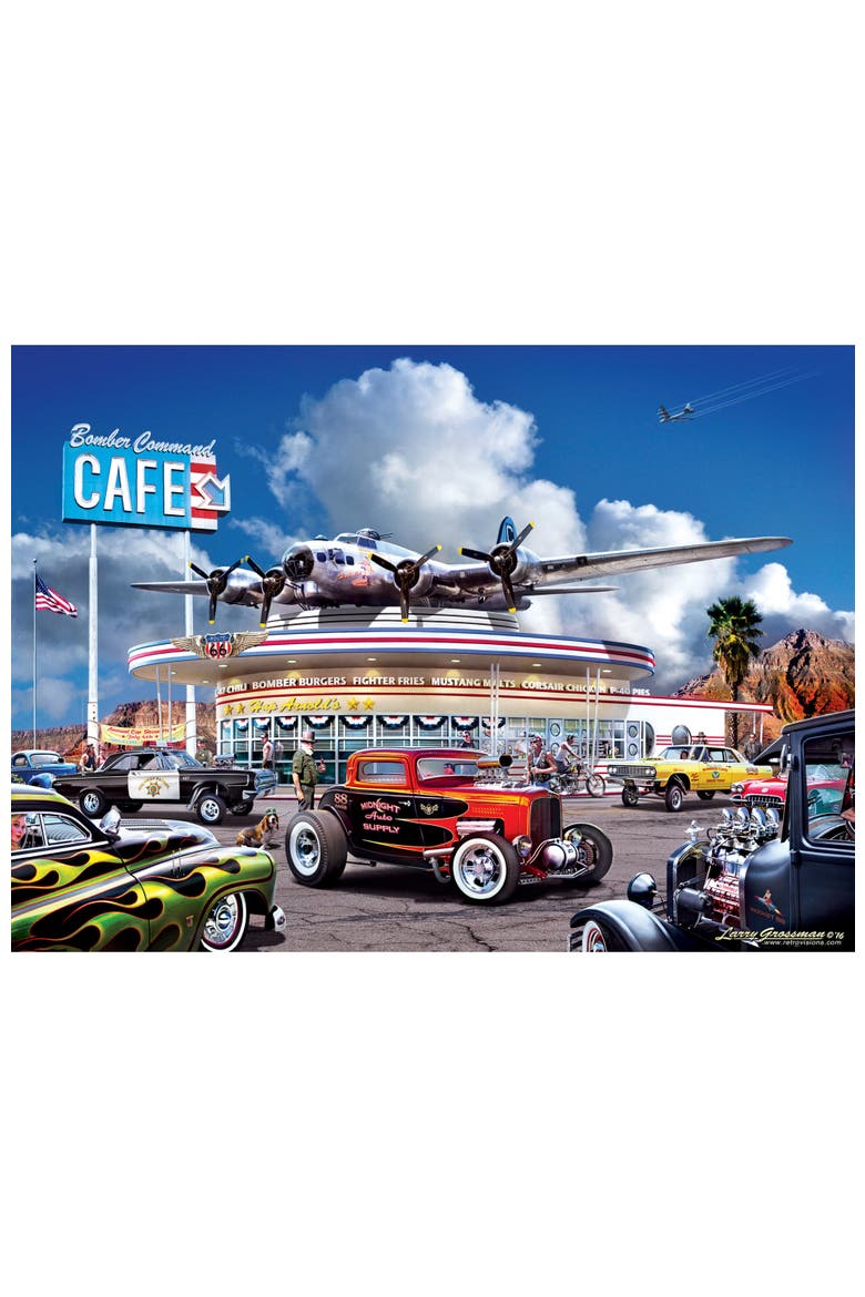 Bomber Command Cafe 1000 Piece Puzzle, Alternate, color, Multicolor