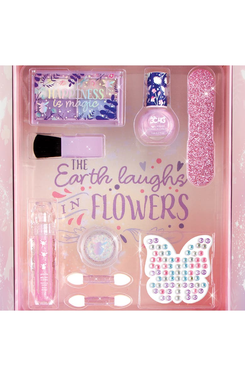 Three Cheers For Girls Make It Real Fairy Wardrobe Cosmetic Set, Alternate, color, Multicolored