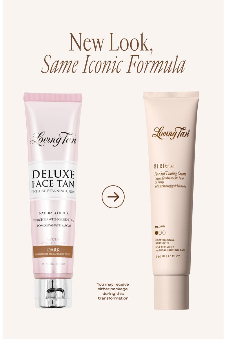 8 HR Deluxe Face Self-Tanning Cream, Alternate, color, MEDIUM