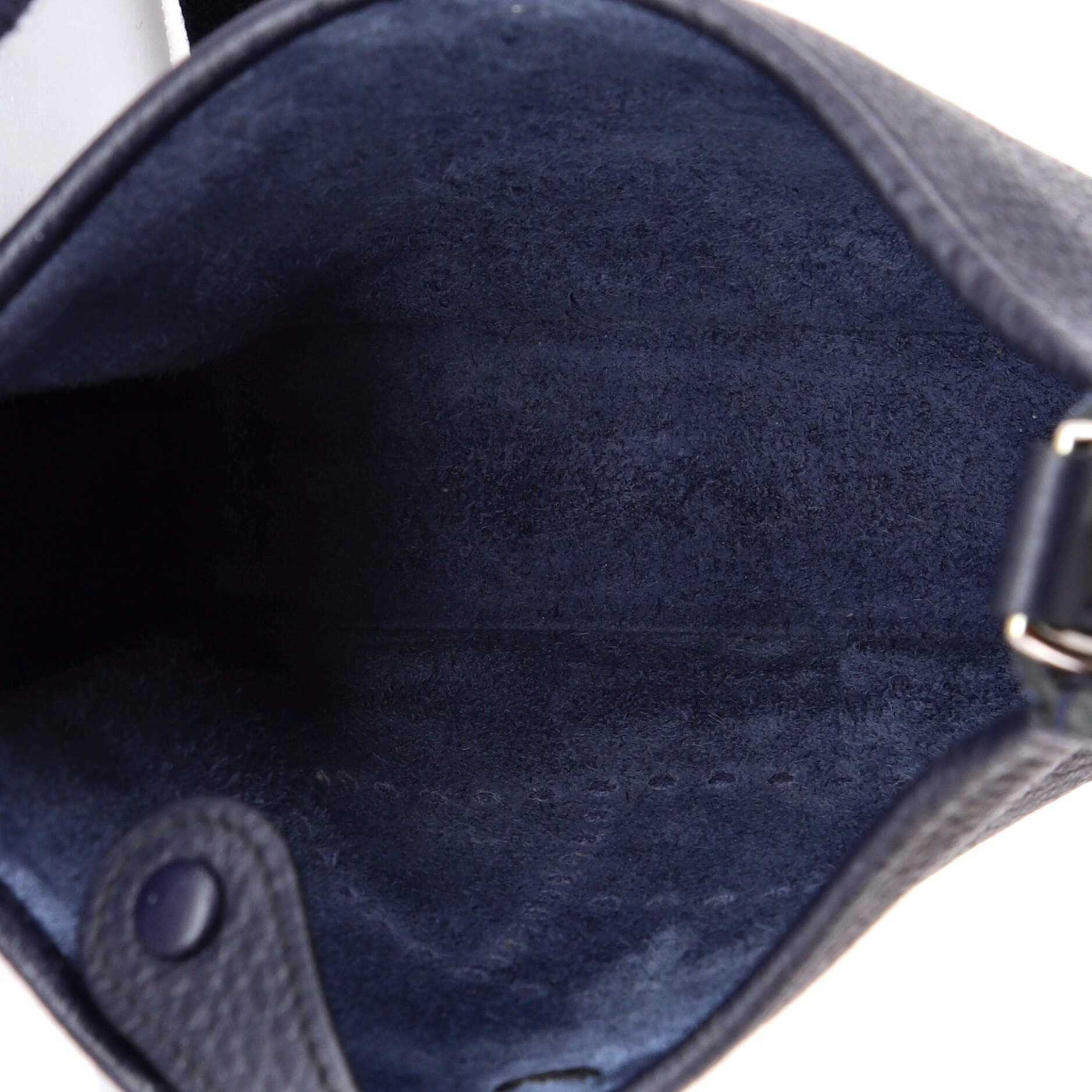 Pre-Owned Hermes Evelyne Bag Gen III Clemence TPM, Alternate, color, Bleu Indigo