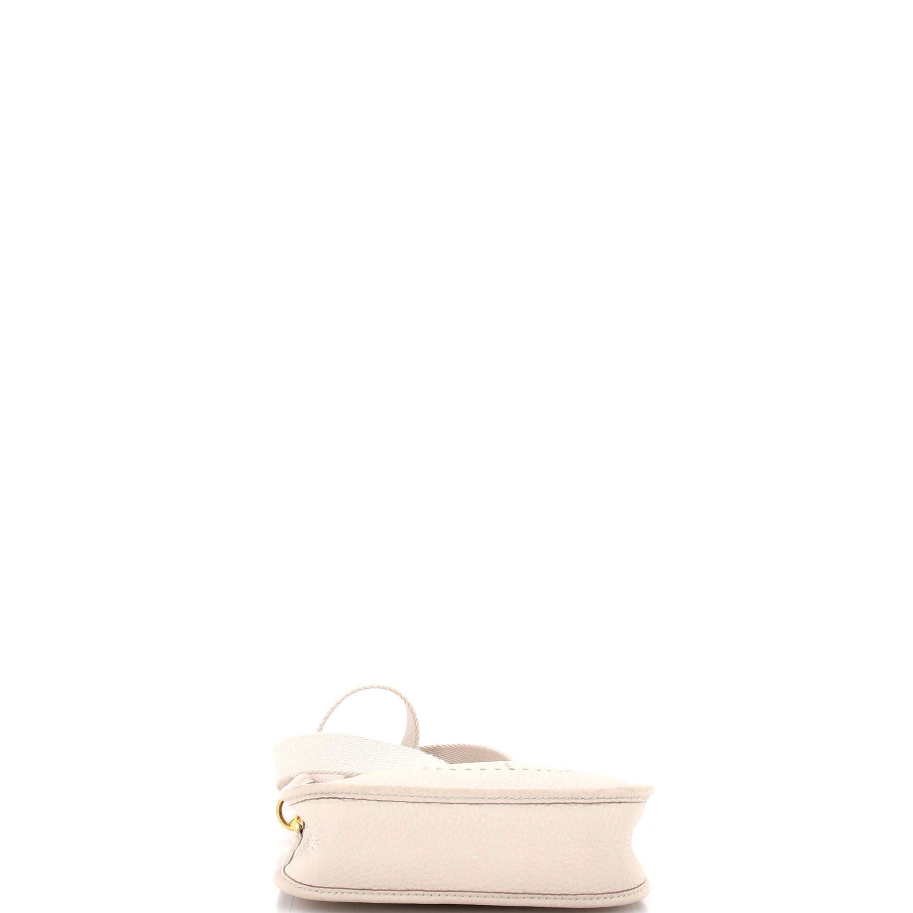 Pre-Owned Hermes Evelyne Bag Gen III Clemence TPM, Alternate, color, Beton