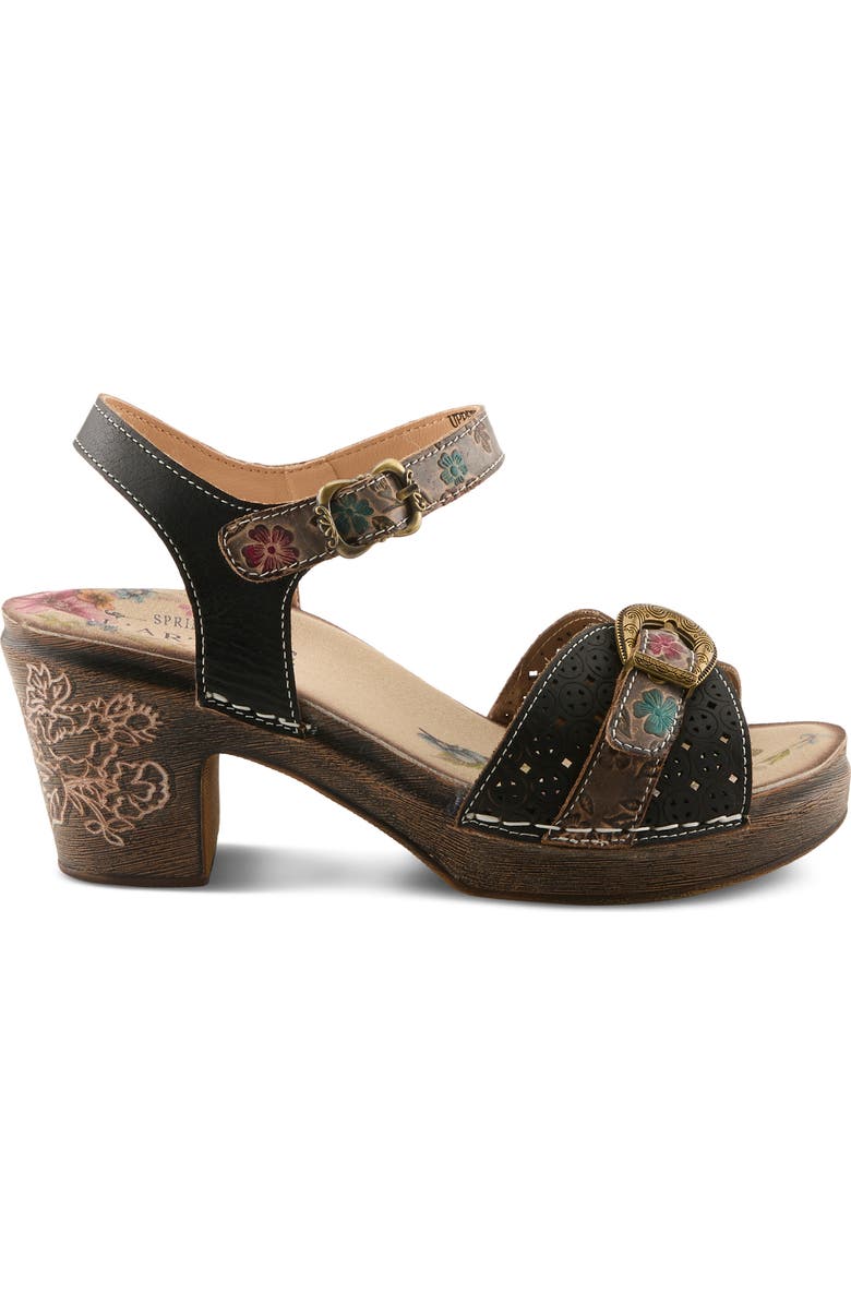 L'Artiste by Spring Step Upperbuck Ankle Strap Platform Sandal, Alternate, color,