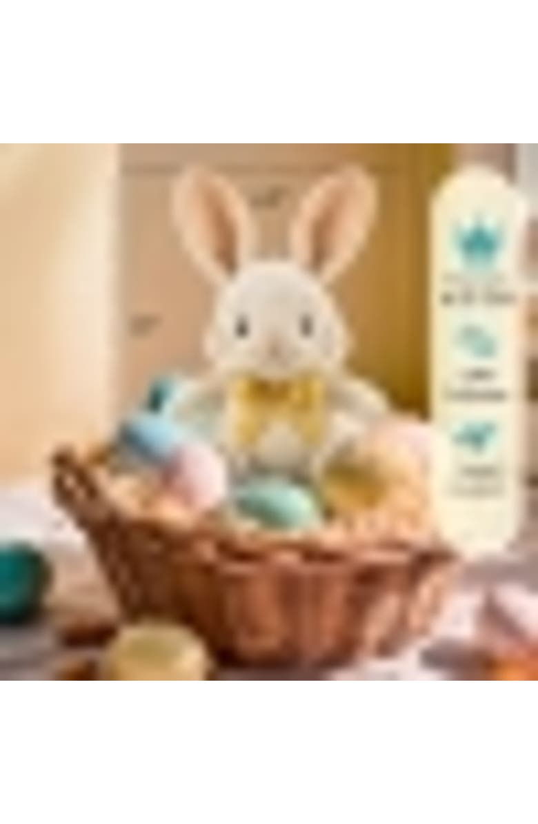 Sperric Easter Plush Baby Bunny with Bow, Alternate, color, Cream