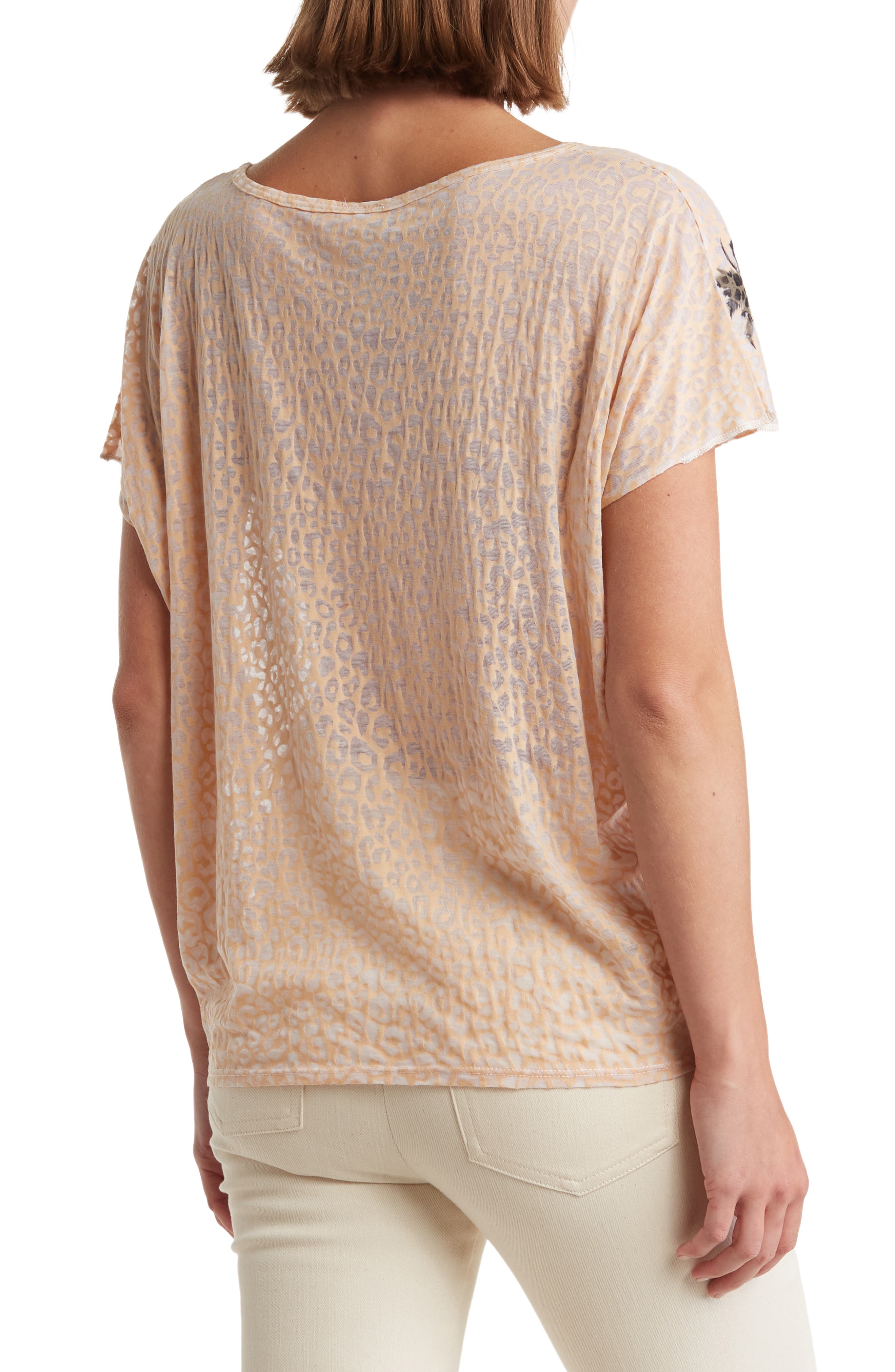 Patterned Dolman Sleeve T-Shirt - image 4