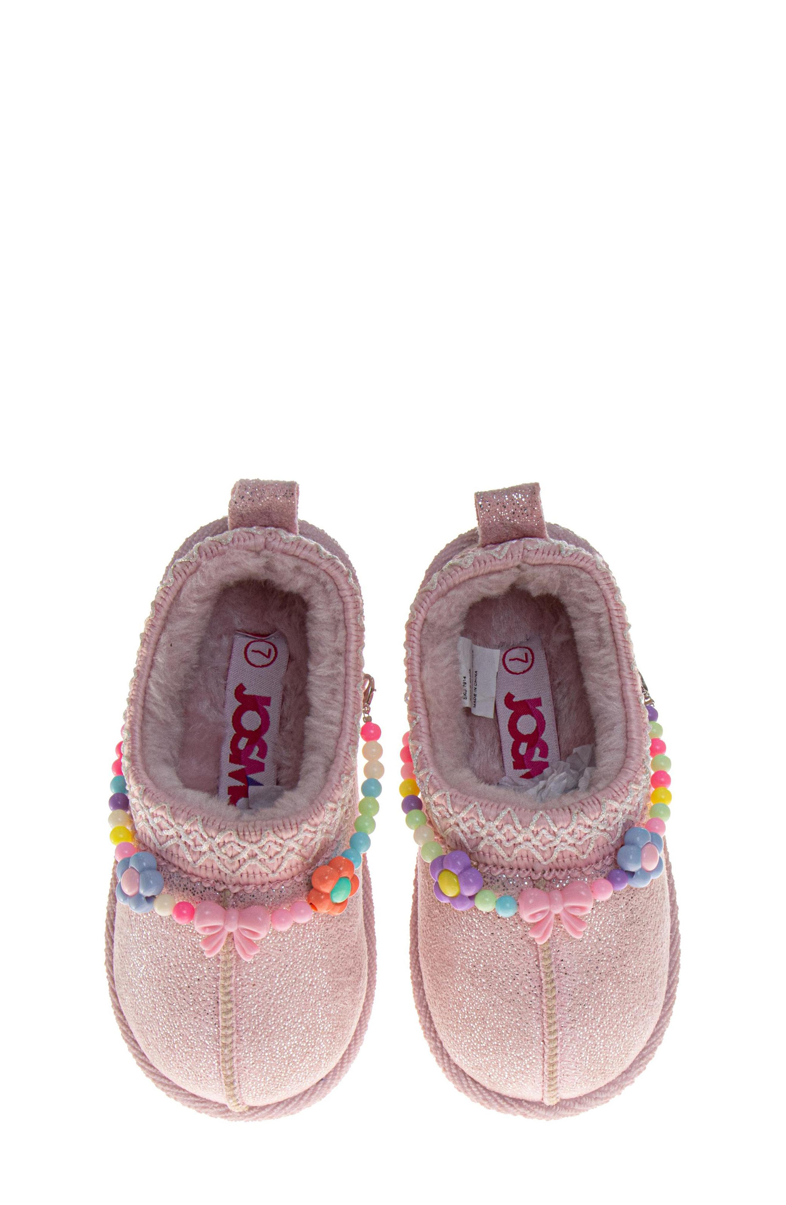 JOSMO Kids' Sparkly Scuff Slipper, Alternate, color, 