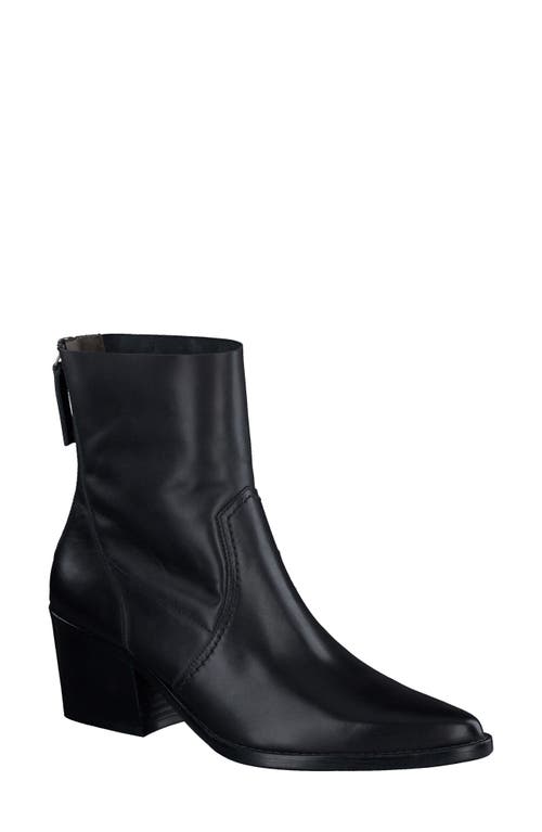 Paul Green Wyoming Bootie in Black Leather 