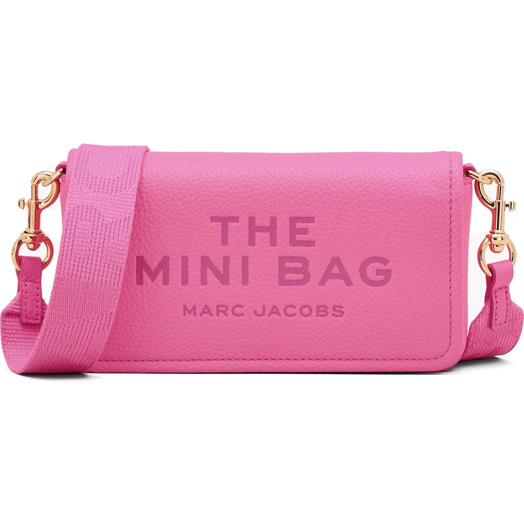 Marc Jacobs The Mini Bag Leather Crossbody Bag In Pink