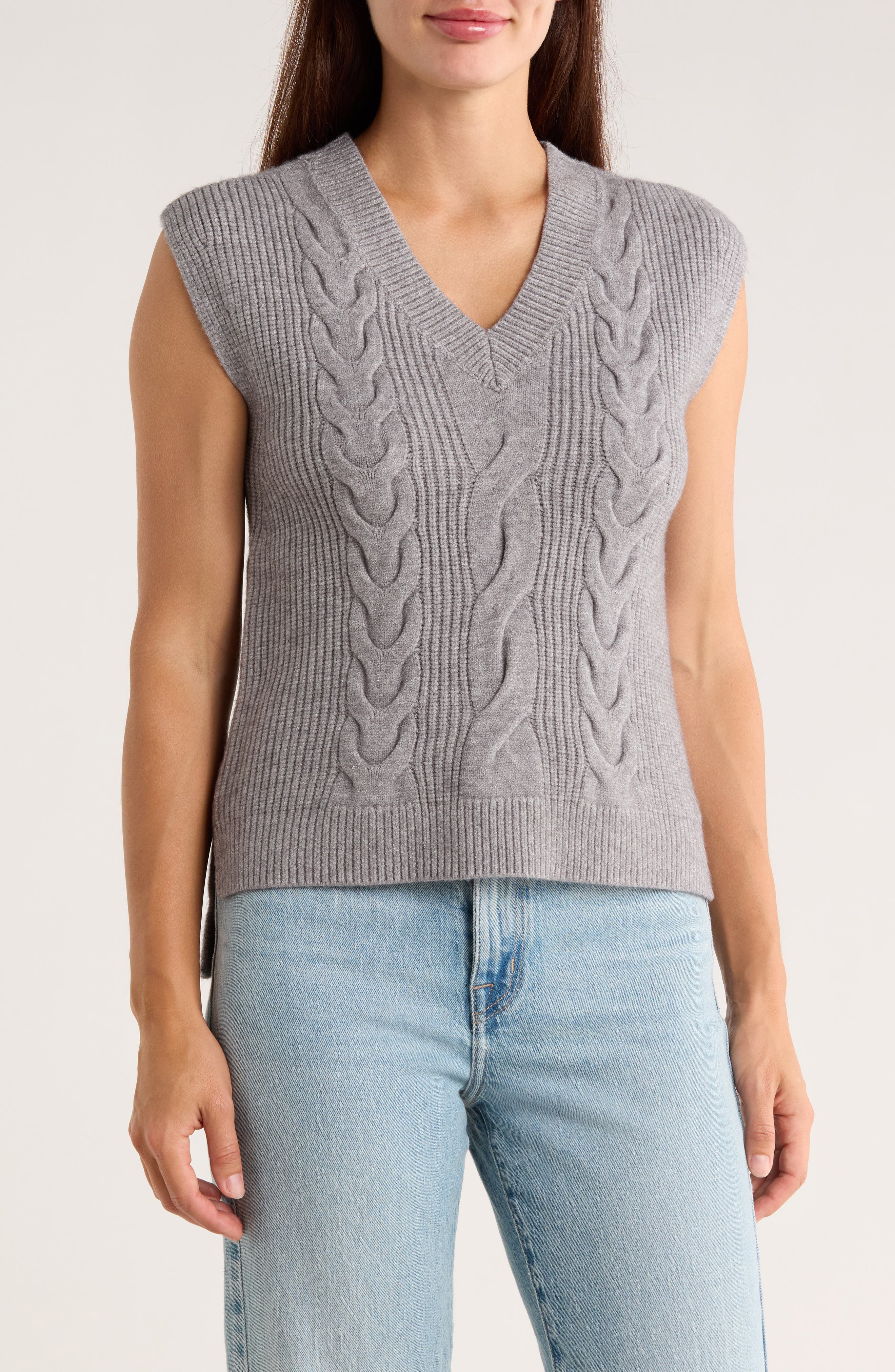 CYRUS Cable Knit Sweater Vest