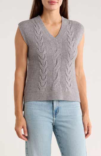CYRUS Cable Knit Sweater Vest