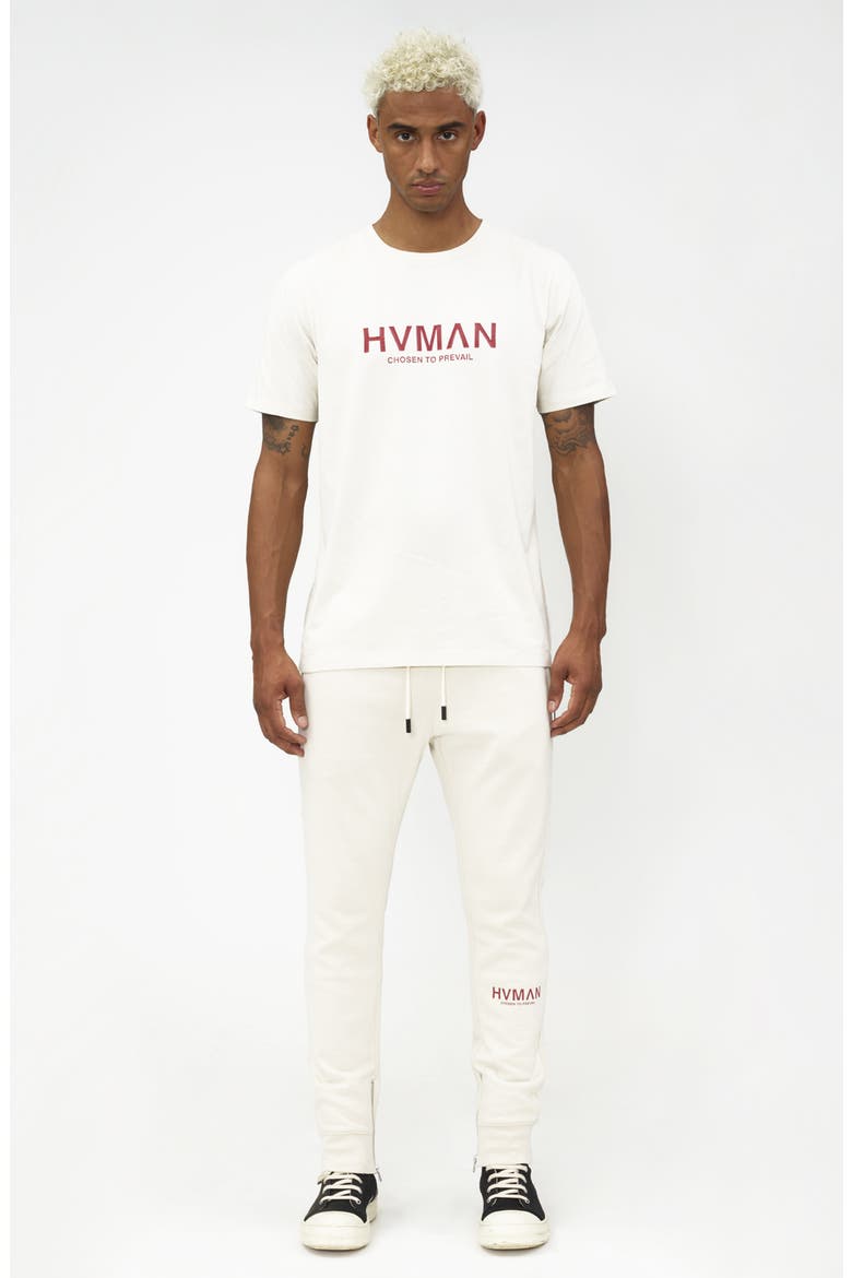 Regular Fit Logo Crewneck Cotton T-Shirt, Alternate, color, CREAM