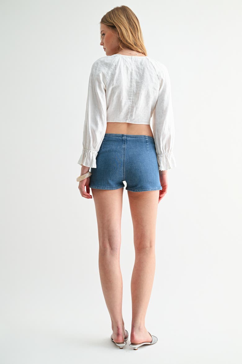 The Sunday Patch Pocket Short, Alternate, color, Medium Wash
