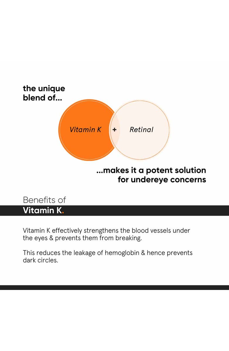 Minimalist Vitamin K + Retinal 01% Eye Cream, Alternate, color,