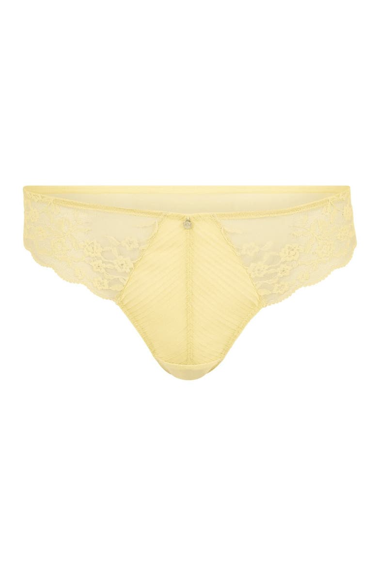 Perla Cheeky Panties, Alternate, color, Light yellow