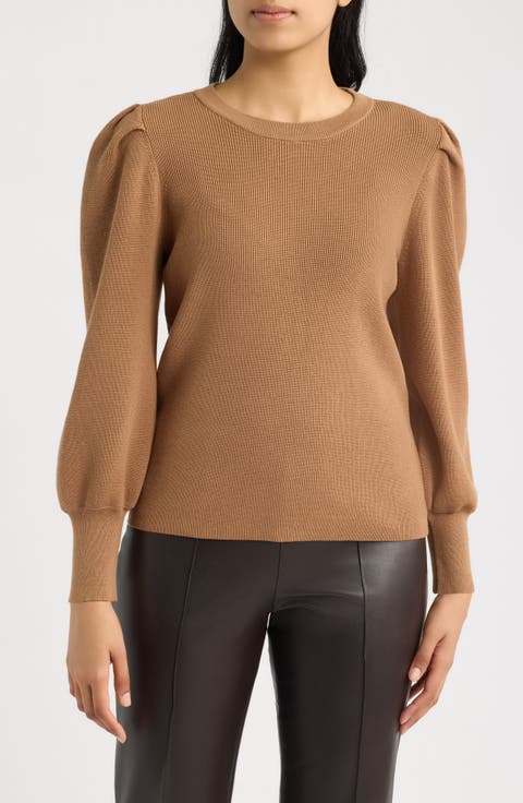 Puff Shoulder Sweater