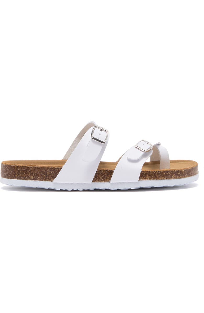 Steve Madden Beached Slide Sandal, Alternate, color, White