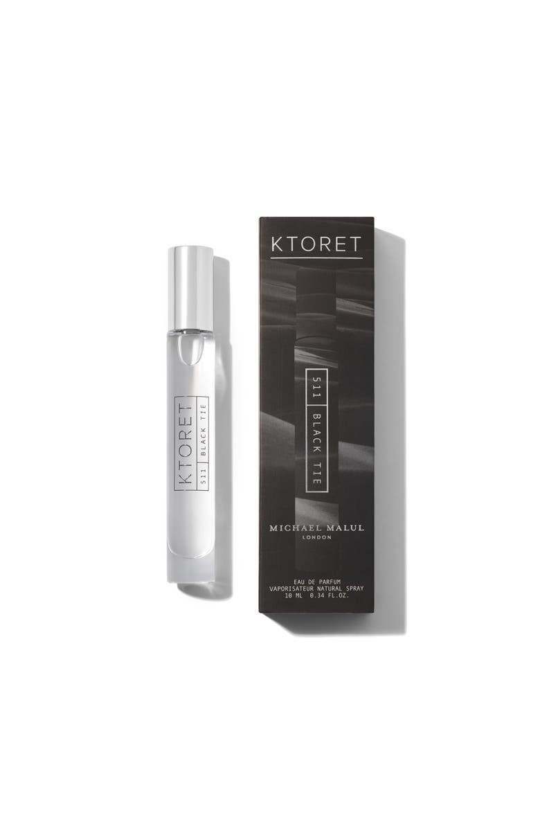Michael Malul Ktoret Black Tie Travel Size, Alternate, color, Black