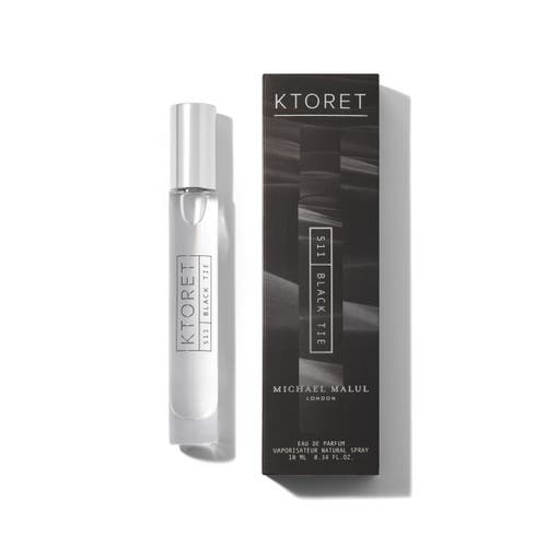 Michael Malul Ktoret Black Tie Travel Size In Transparent
