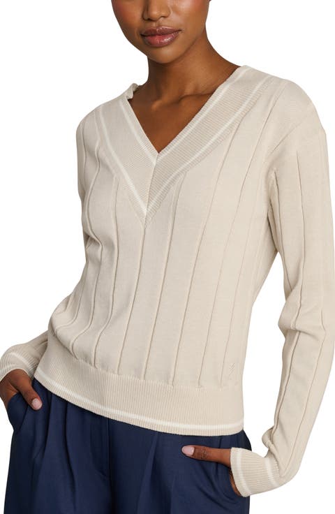 Varsity Rib Sweater