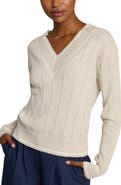 Rhone Varsity Rib Sweater