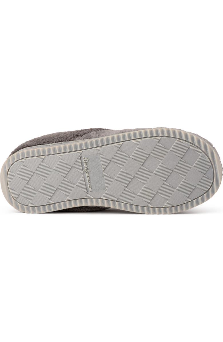 DEARFOAMS Libby Quilted Terry Clog Slipper, Alternate, color, Medium Grey