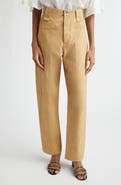 Isabel Marant Étoile Rhil Straight Leg Cotton Pants