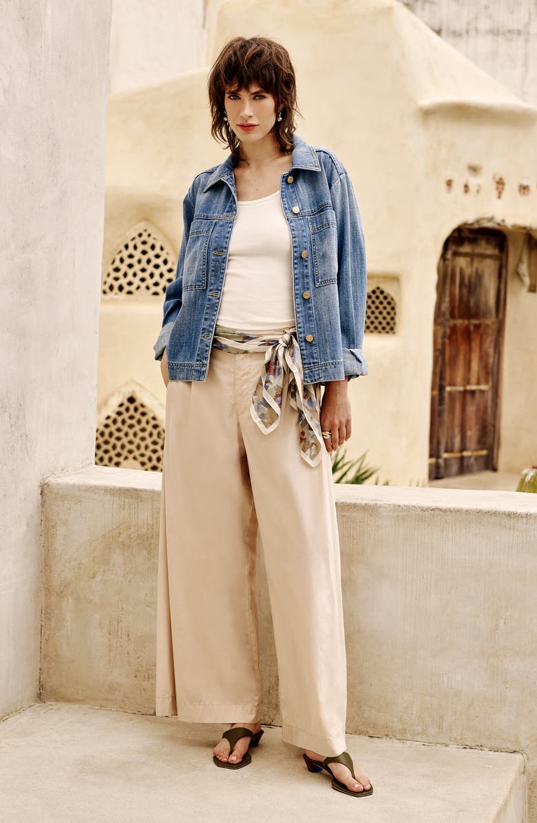 KUT from the Kloth Arya Denim Shirt Jacket, Alternate, color, 