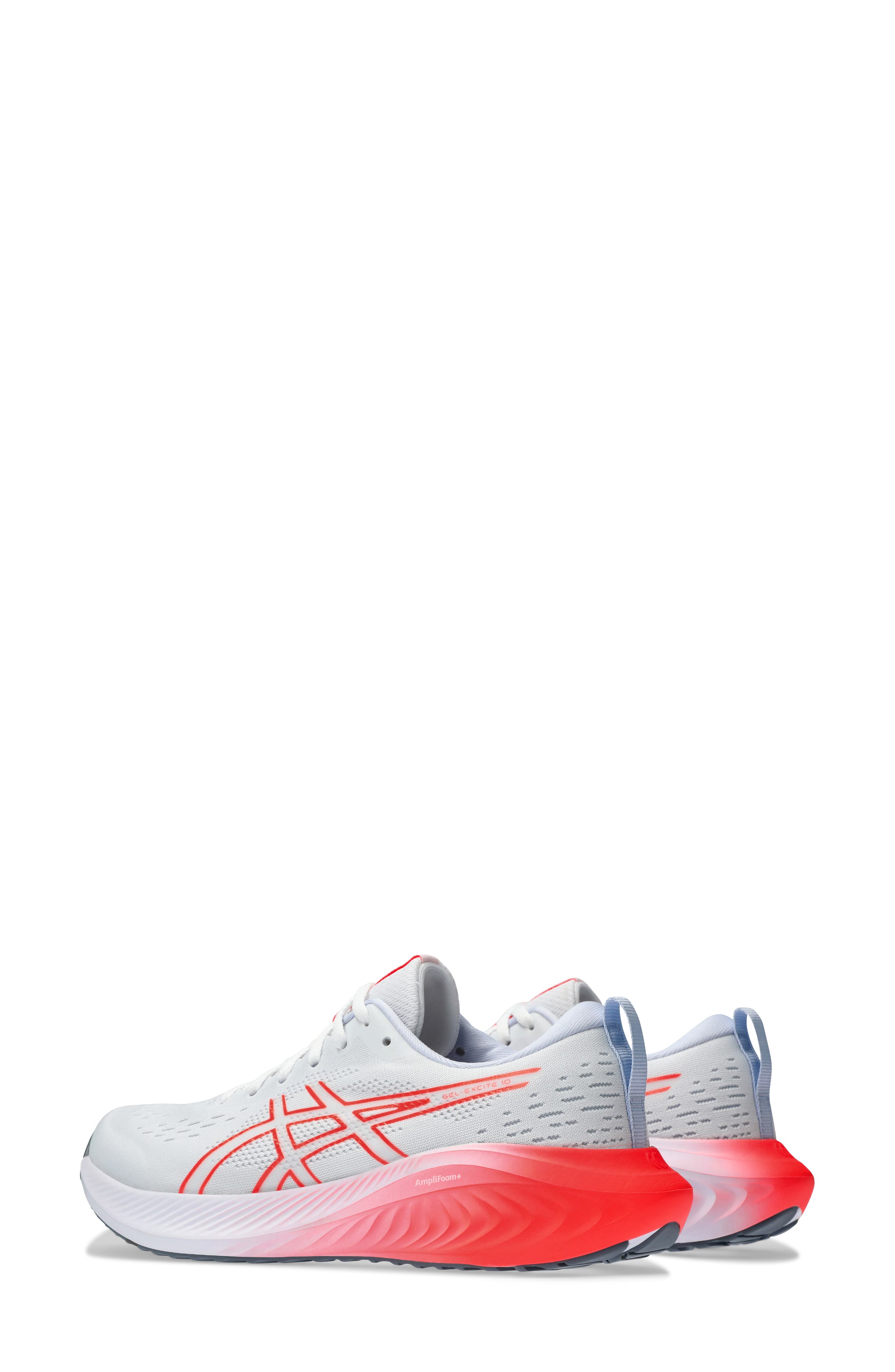 GEL-Excite 10 Athletic Sneaker, Alternate, color, WHITE/ SUNRISE RED