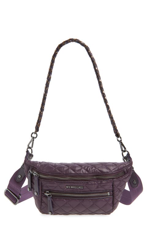 Small Crosby Quilted Nylon Convertible Sling Bag