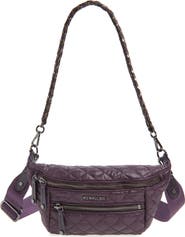 MZ Wallace Small Crosby Quilted Nylon Convertible Sling Bag
