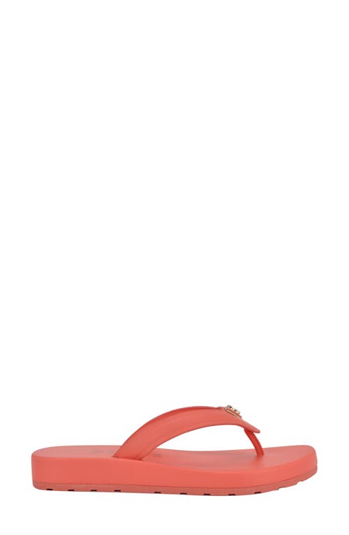 Guess Candry Flip Flop In Orange