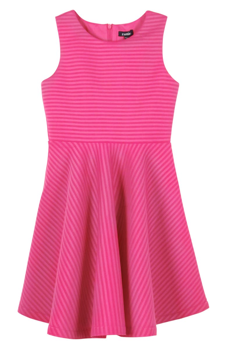 Zunie Kids' Stripe Skater Dress, Main, color,