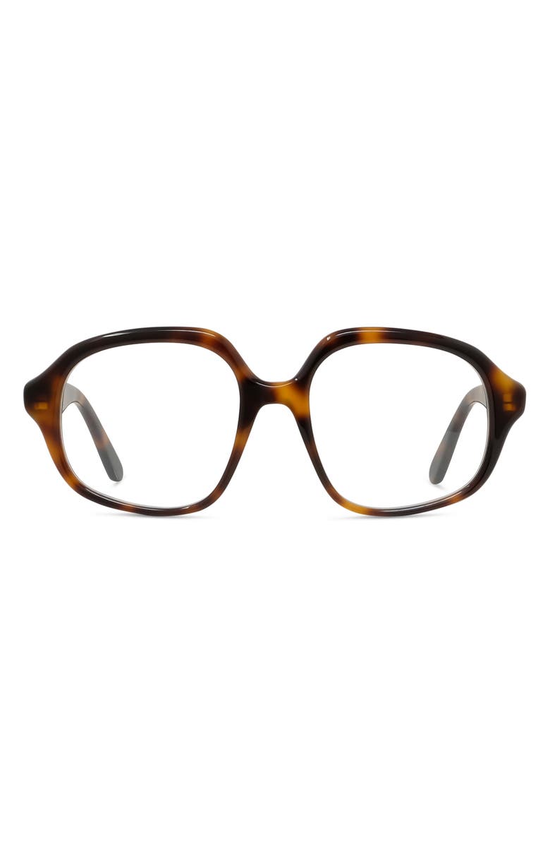 Loewe Curvy 51mm Geometric Optical Glasses, Main, color, 
