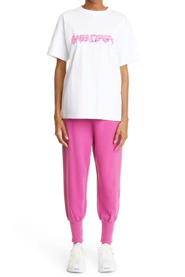 Women's Sporty B Tuck-In Joggers, Alternate, color, DARK FUCHSIA W