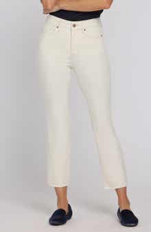 Cool Embrace® Raw Hem Ankle Slim Bootcut Jeans