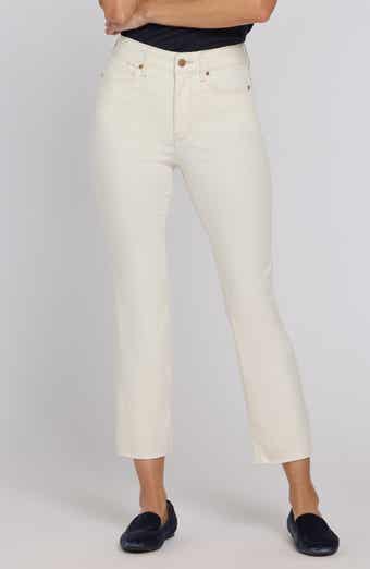 Cool Embrace® Raw Hem Ankle Slim Bootcut Jeans