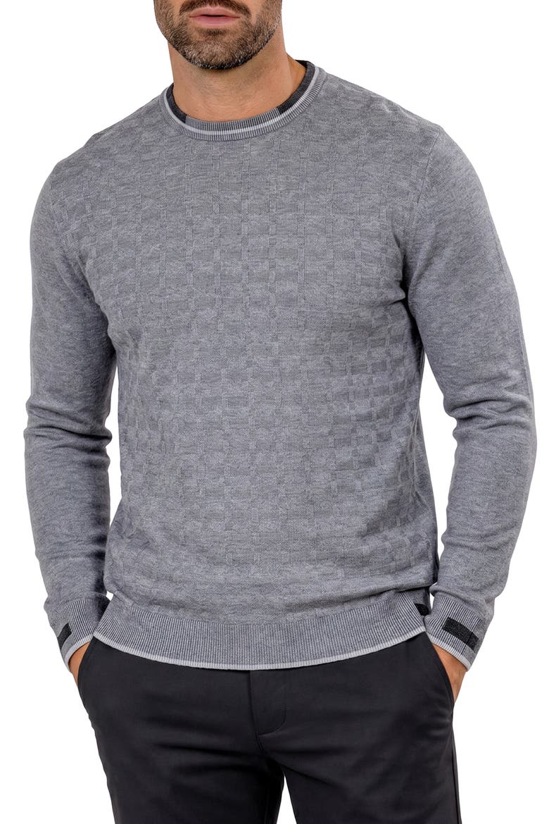 Unknowntwentyfour Crewneck Sweater, Alternate, color, GREY
