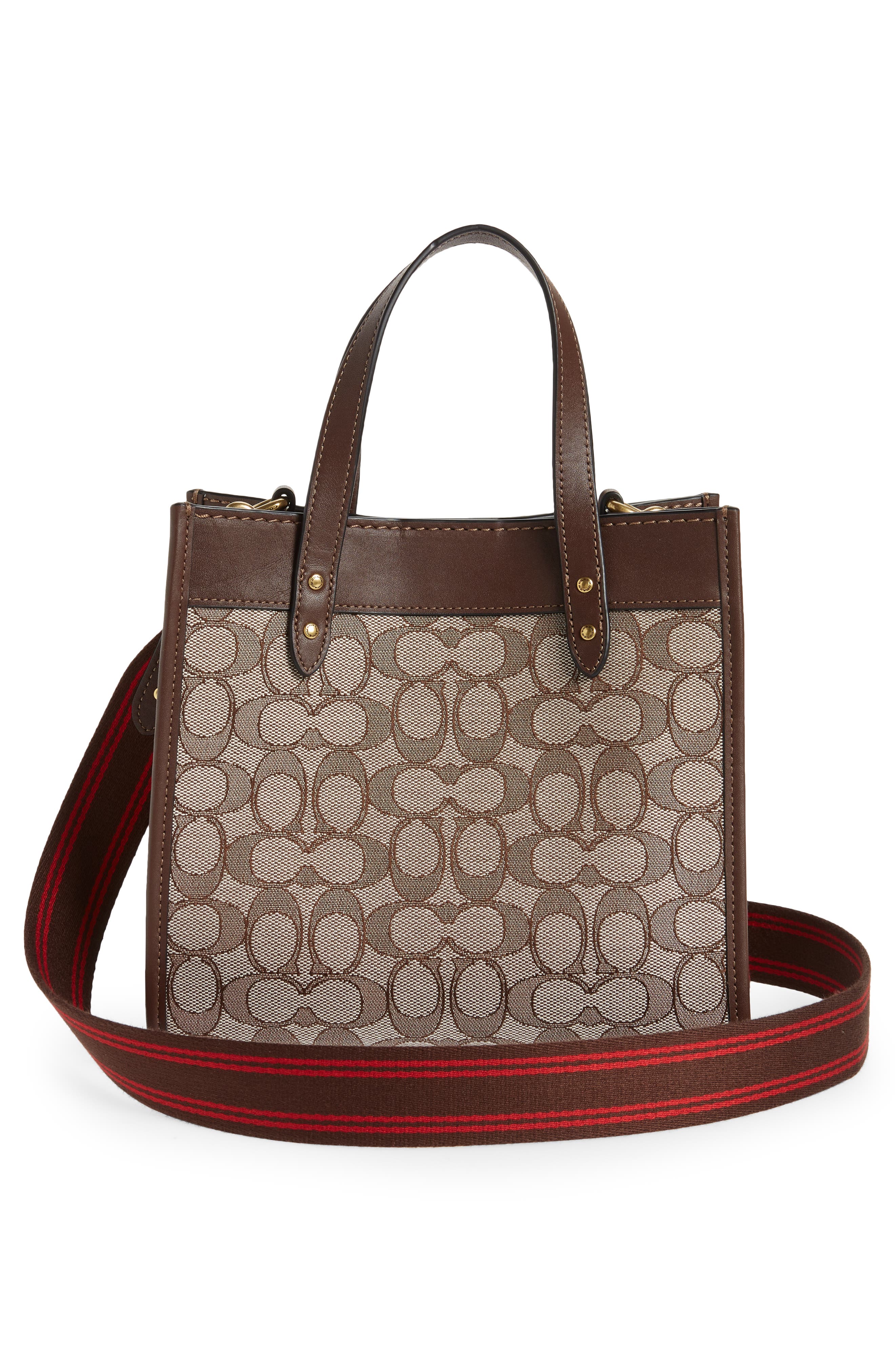 COACH Signature Jacquard Field Tote, Alternate, color, 