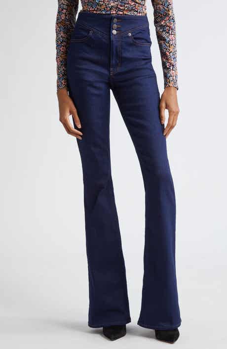 Veronica Beard Beverly High Waist Skinny Flare Jeans