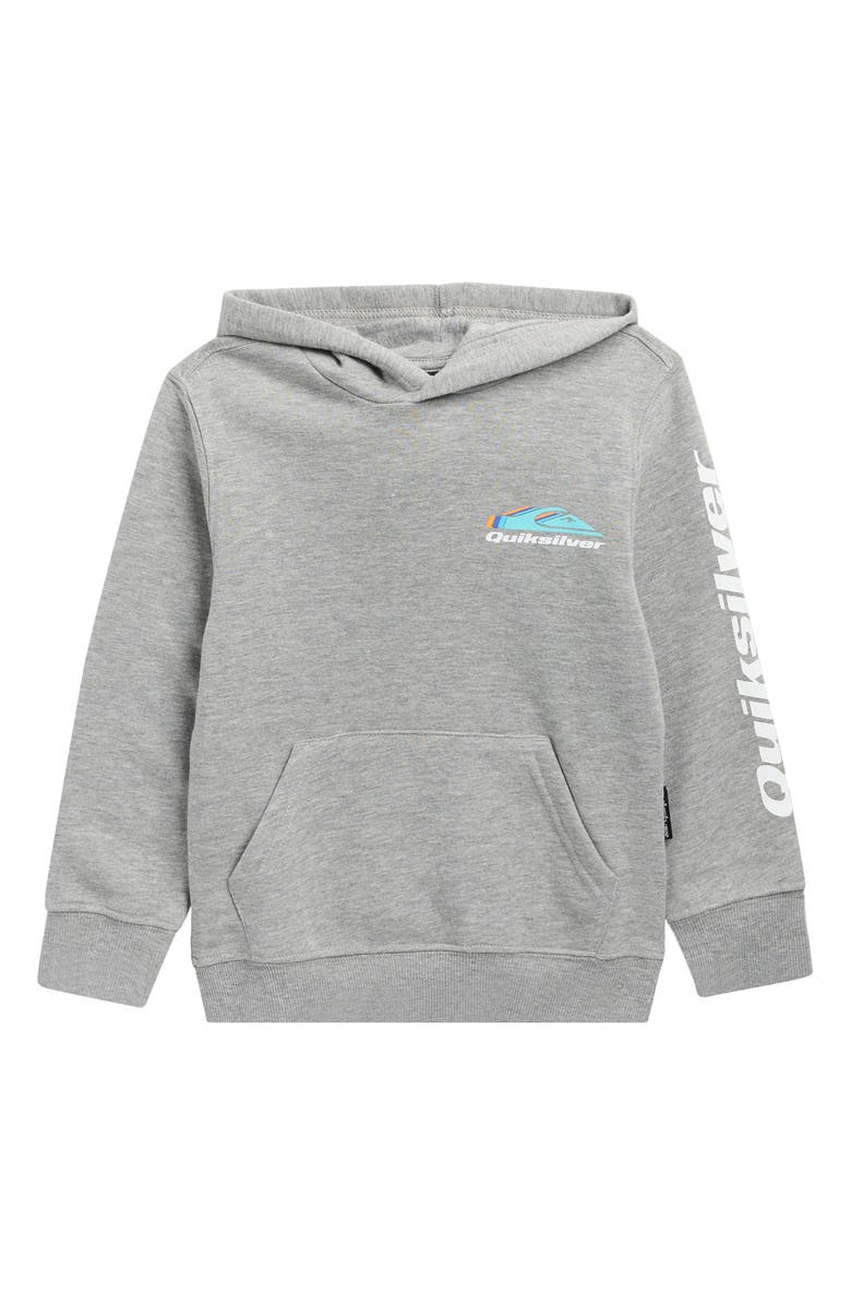 Quiksilver Kids' Omni Wave Hoodie, Main, color, Med Gray Heather