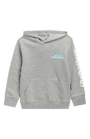 Quiksilver Kids' Omni Wave Hoodie In Gray