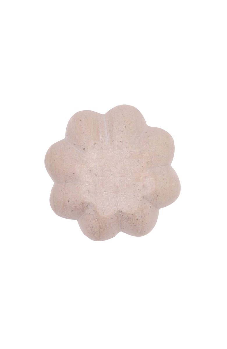 Foreside Home and Garden Abigail Scallop Marble Bowl & Spoon Set of 2, Alternate, color, Beige