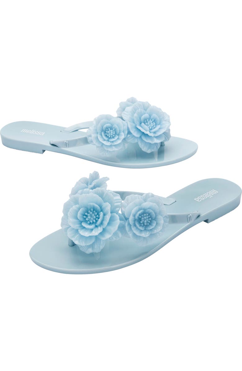 Melissa Harmonic Springtime Flip Flop, Alternate, color, Blue