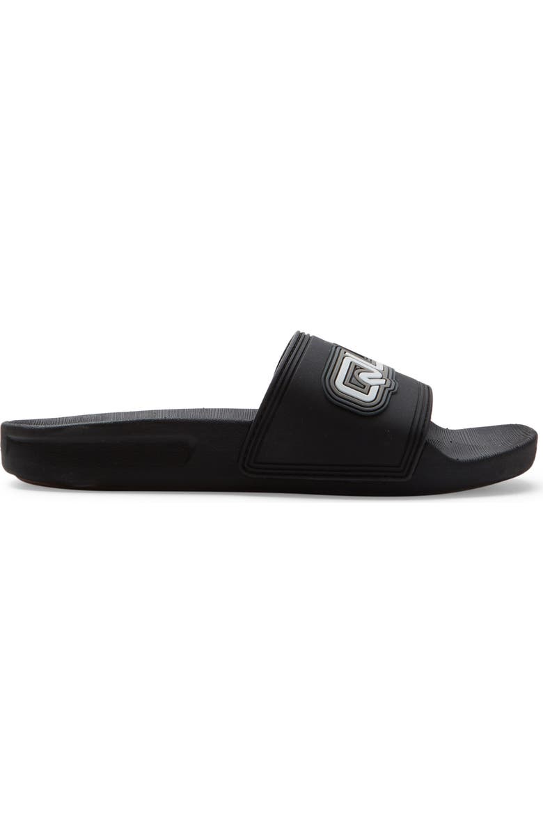 Quiksilver Kids' Rivi II Woordmark Slide Sandal, Alternate, color, Black