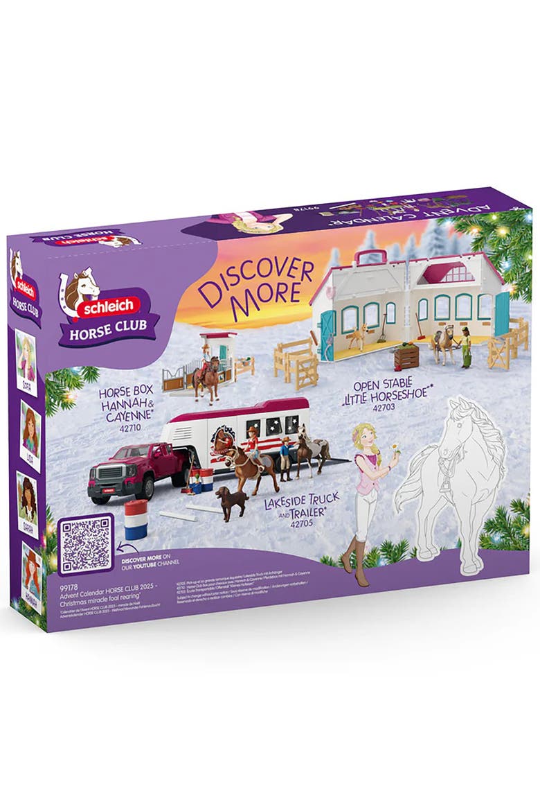 Horse Club, Holiday Foal Magic Advent Calendar 2025, Mini Toy Figurines, Alternate, color, Multicolored