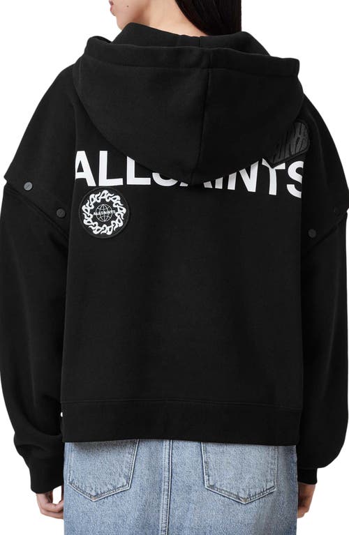 ALLSAINTS ALLSAINTS PATCHER AMPHIA COTTON BLEND HOODIE