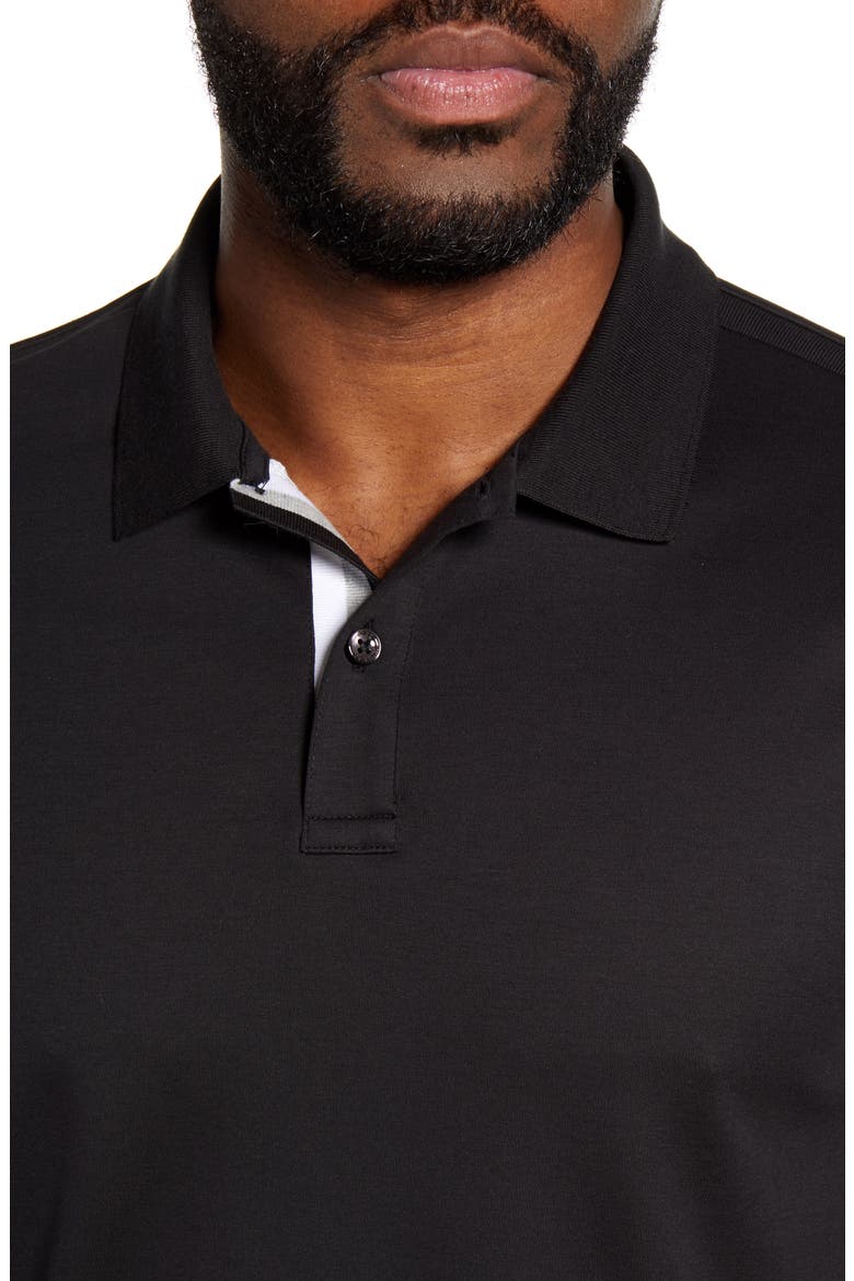 Parlay 78 Solid Polo, Alternate, color, BLACK