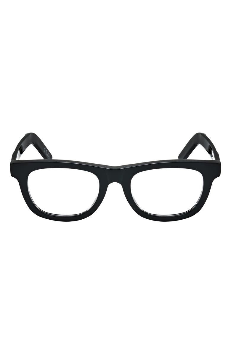SUPER by RETROSUPERFUTURE<sup>®</sup> 48mm Rectangular Reading Glasses, Main, color, Black