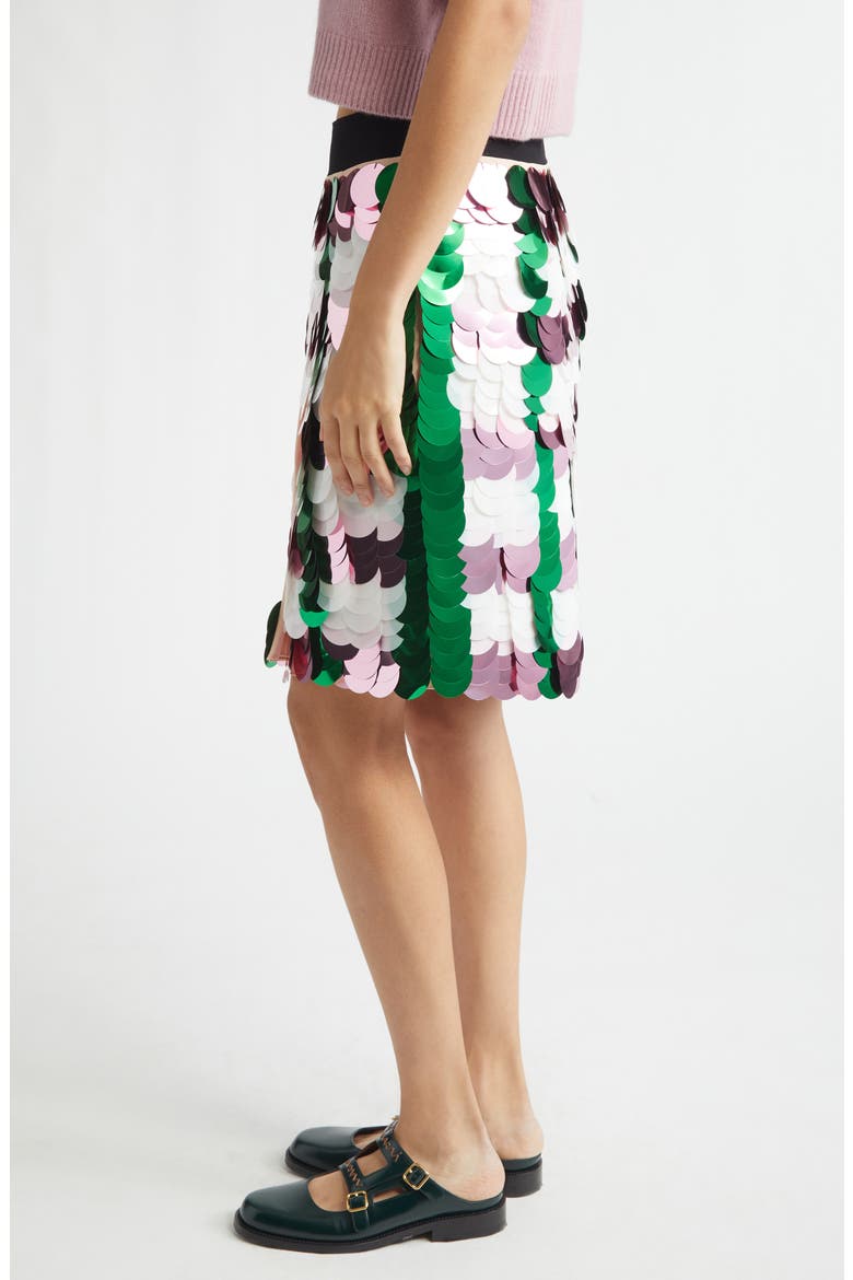 Sequin Check Skirt, Alternate, color, CHC20QUARTZ