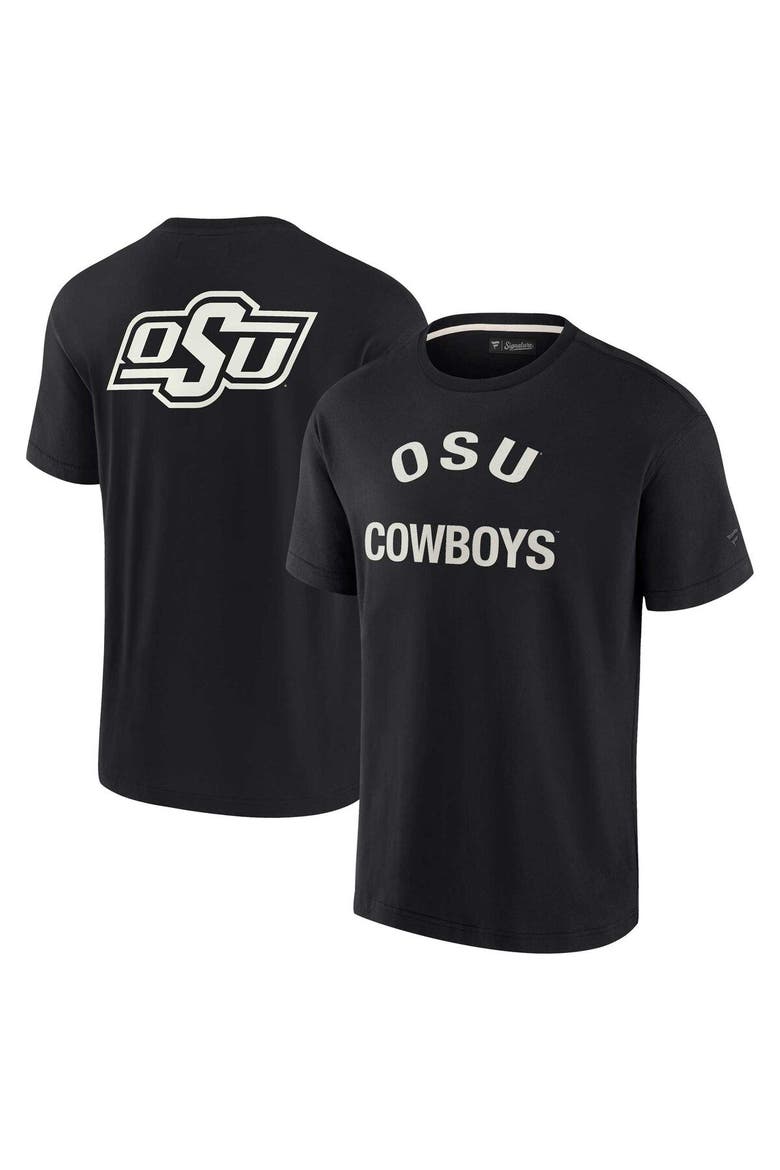 Unisex Fanatics Signature Black Oklahoma State Cowboys Elements Super Soft Short Sleeve T-Shirt, Main, color, Black